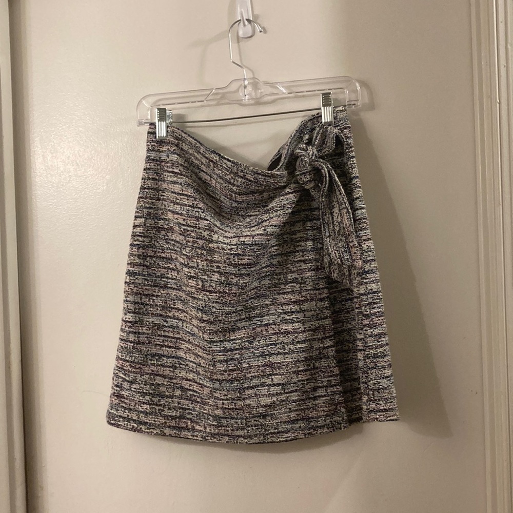 Multicolor wrap skirt from loft